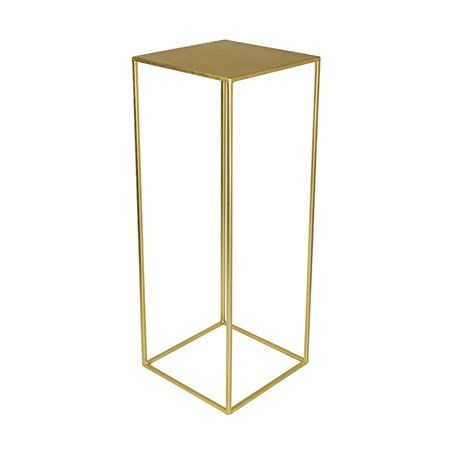 Wedding Stand Rectangle - Gold 70cm