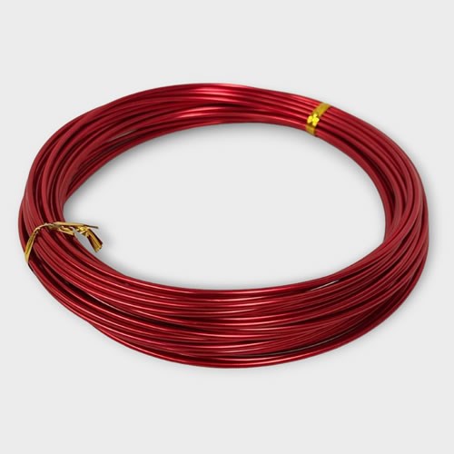 Wire - Aluminium Metallic Red