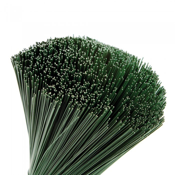 Wire - Green Stub 25cm x 1.25mm (2.5Kg)  