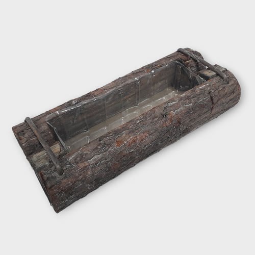 Woodpile Log Planter 35cm 