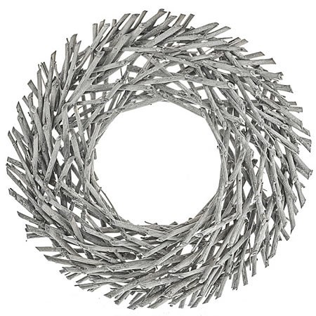 Wreath - Rustic Rattan Grey Wash