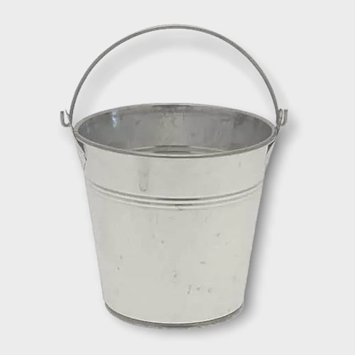 Zinc Bucket 10.5cm 
