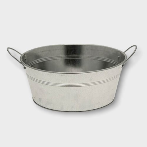 Zinc Bucket With Handles 24cm