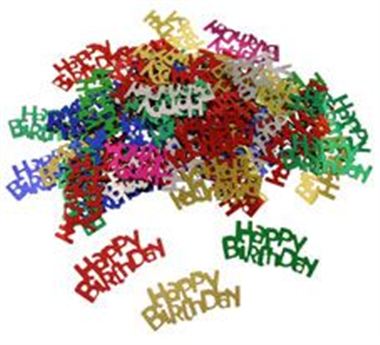 Table Confetti - Happy Birthday Mix