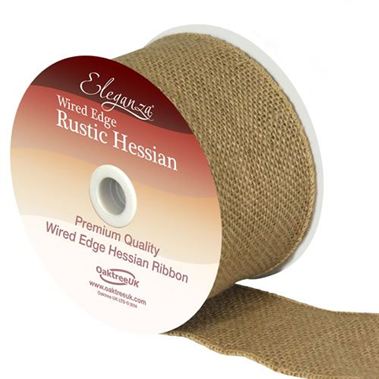 Ribbon - Hessian Natural 70mm 