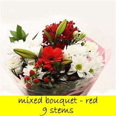 Bouquet Red - 9 stems