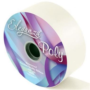 Ribbon Poly - Ivory 50mm 