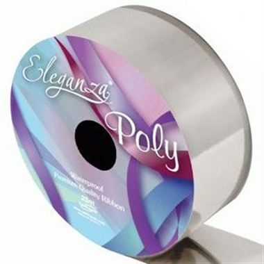 Ribbon Poly - Metallic Silver
