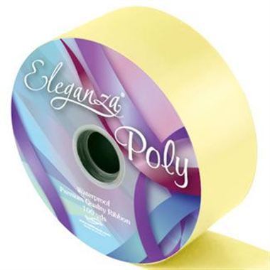 Ribbon Poly - Pale Yellow