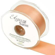Ribbon Satin Peach - 38mm 