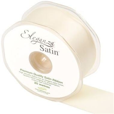 Ribbon Satin Cream - 38mm