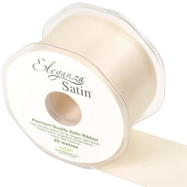 Ribbon Satin Cream - 50mm