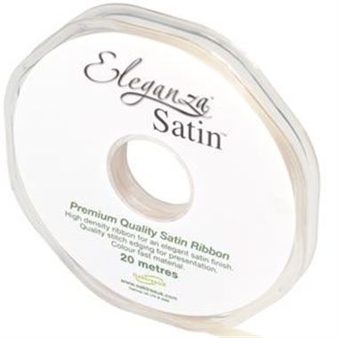 Ribbon Satin Cream - 6mm 