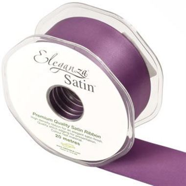 Ribbon Satin Damson - 38mm