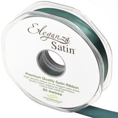 Ribbon Satin Green - 15mm 