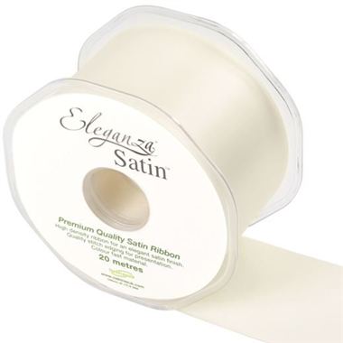 Ribbon Satin Ivory - 50mm