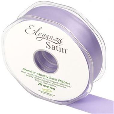 Ribbon Satin Lavender - 25mm