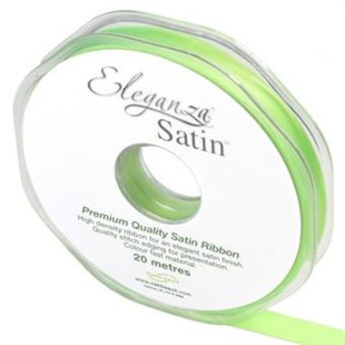 Ribbon Satin Lime Green - 10mm 