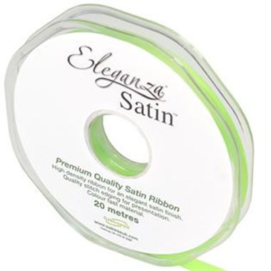 Ribbon Satin Lime Green - 6mm 
