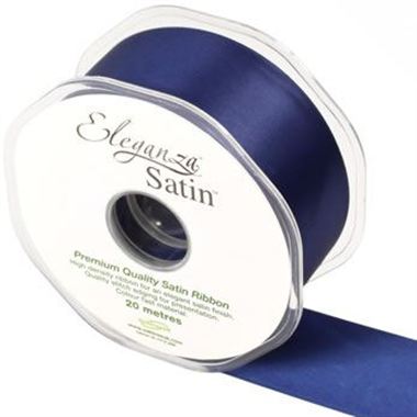 Ribbon Satin Midnight Blue - 38mm 