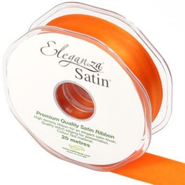 Ribbon Satin Orange - 25mm