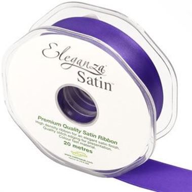 Ribbon Satin Purple - 25mm