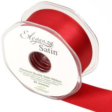 Ribbon Satin Red - 38mm