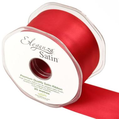 Ribbon Satin Red - 50mm