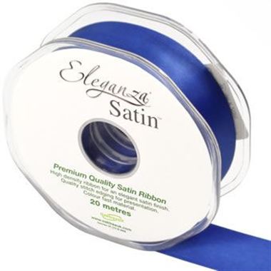 Ribbon Satin Royal Blue - 25mm