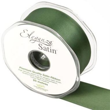 Ribbon Satin Sage Green - 38mm 