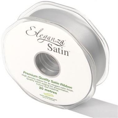 Ribbon Satin Silver - 25mm
