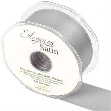 Ribbon Satin Silver - 38mm