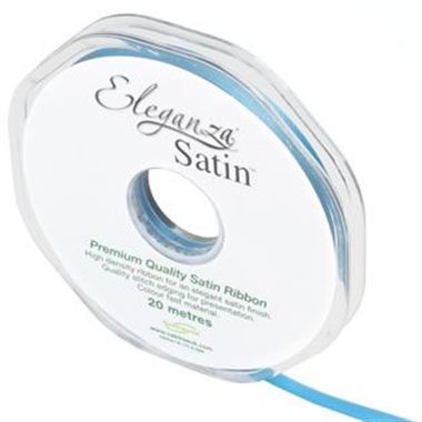 Ribbon Satin Turquoise - 6mm