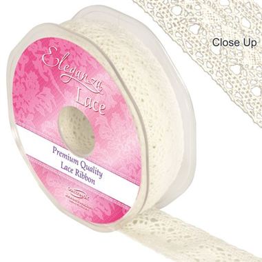 Victorian Lace Ivory - 27mm