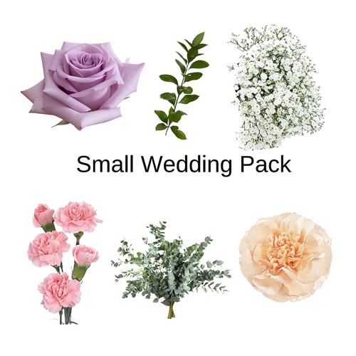 Wedding Flower Packs - Pastel Mix