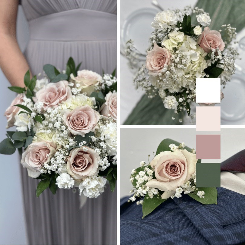 Wedding Flower Packs - Nude