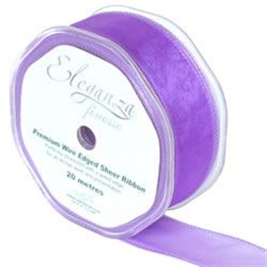 Ribbon Organza Purple - 32mm