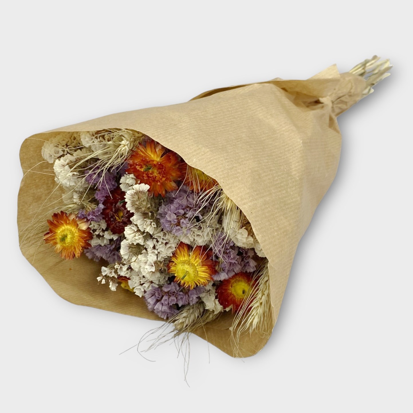 Everlasting Dried Flower Bunches & Bouquets Dried Colourful Mixed