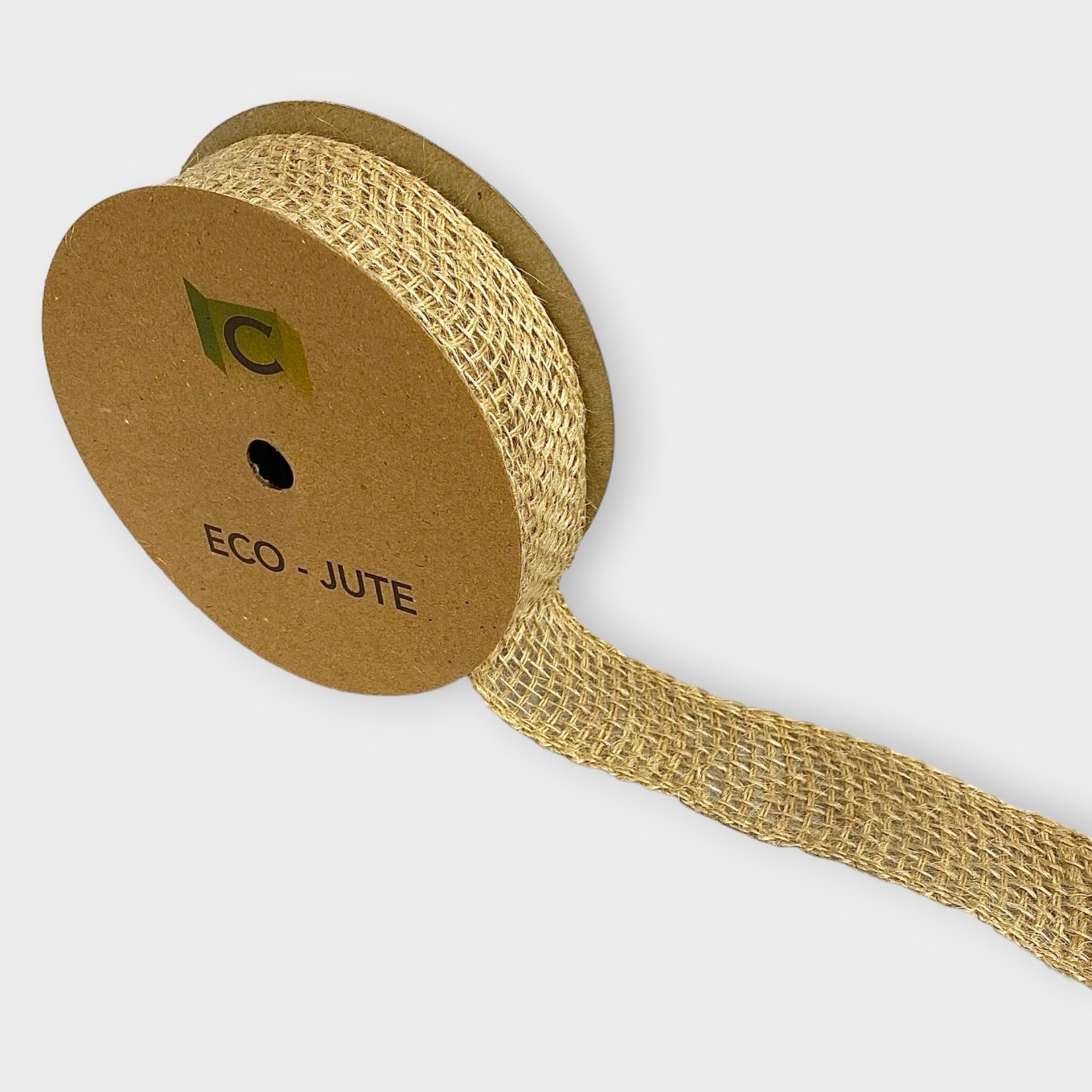 Eco Ribbons ECO Jute Natural Floristry Ribbon 38mm | 100% Biodegradable & Recycable ...