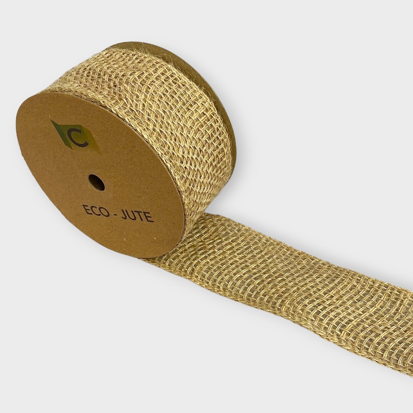 Eco Ribbons ECO Jute Natural Floristry Ribbon 63mm | 100% Biodegradable & Recycable ...