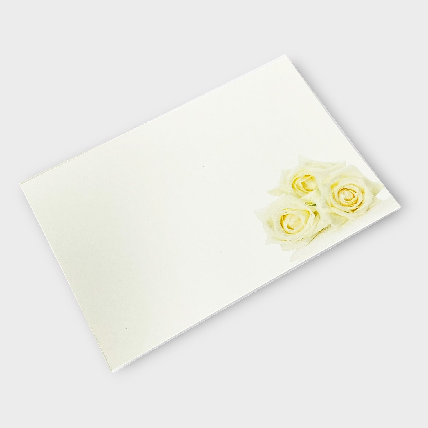 Florists Message Gift Cards - Cream Roses | Message Cards for Flowers ...