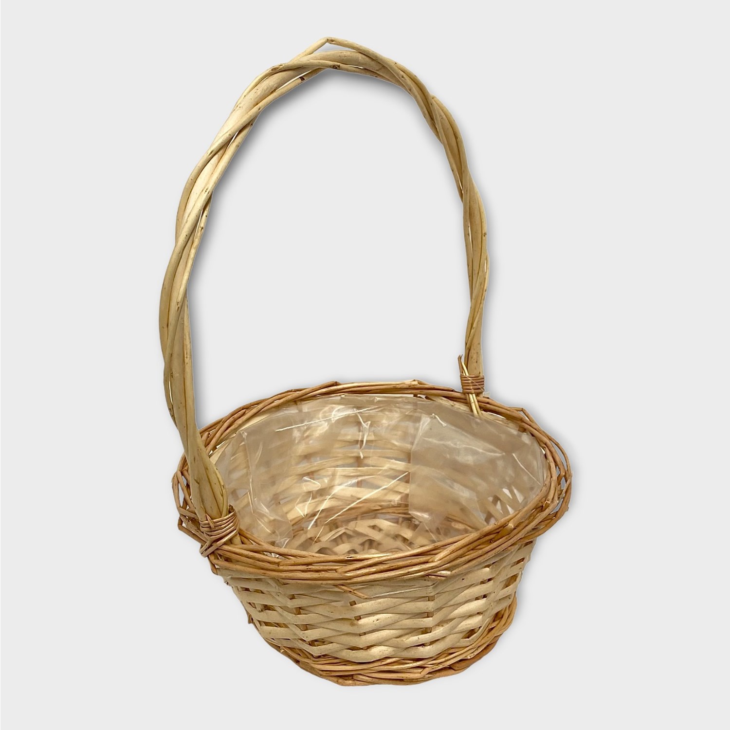 Natural Willow Basket & Handle 34cm Wholesale Dutch Flowers Direct & Florist Supplies UK