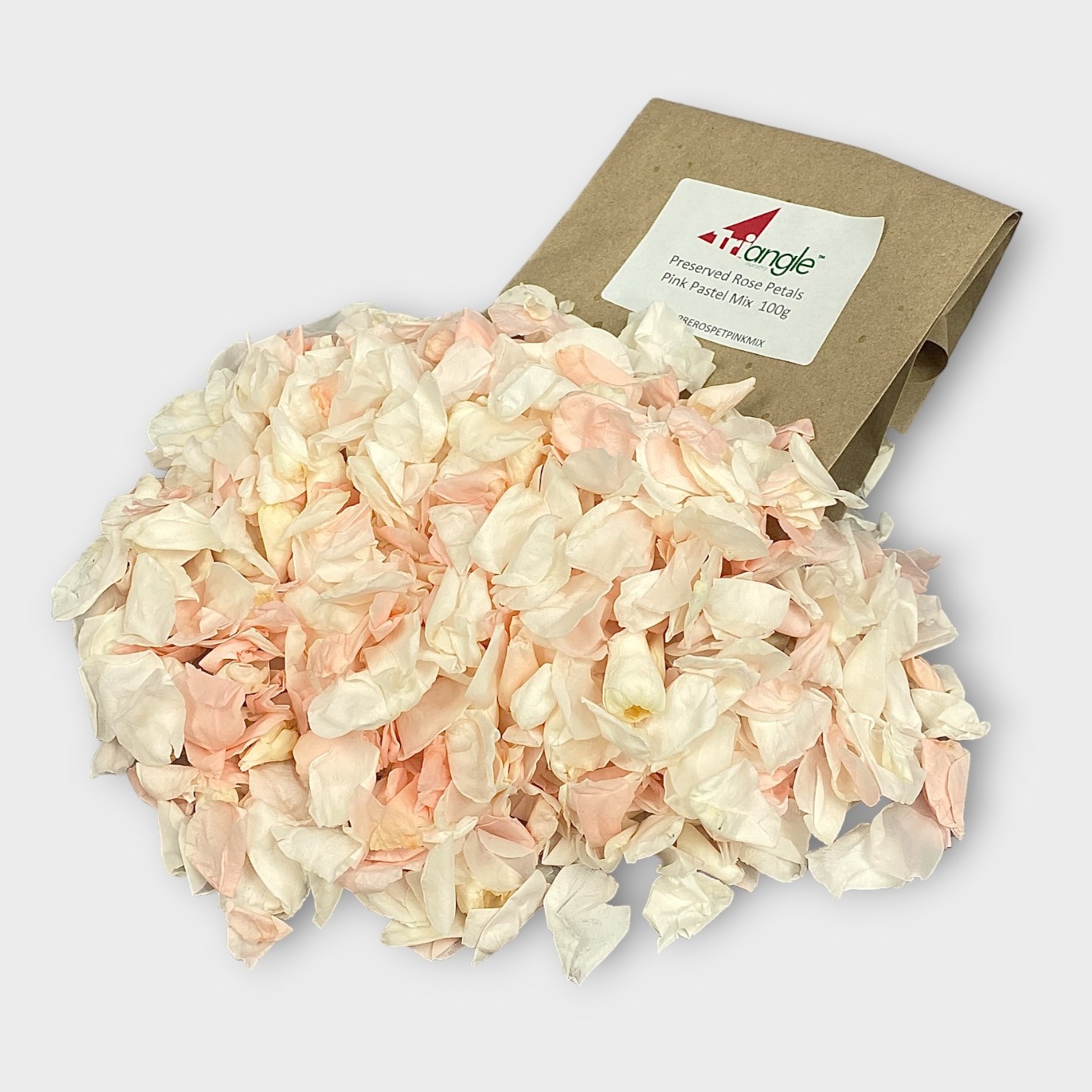 Preserved Rose Petals Pastel Mix Biodegradable Confetti Dried Petal Confetti UK