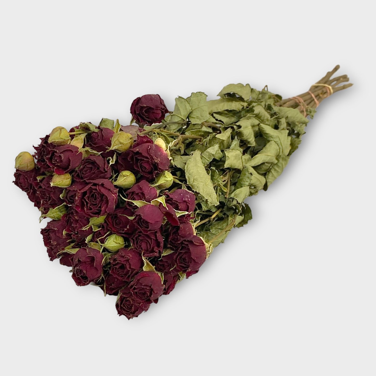 Everlasting Dried Flower Bunches & Bouquets | Red Rose Bunch Dried 25cm